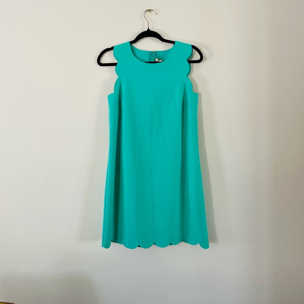 J. Crew scalloped shift dress